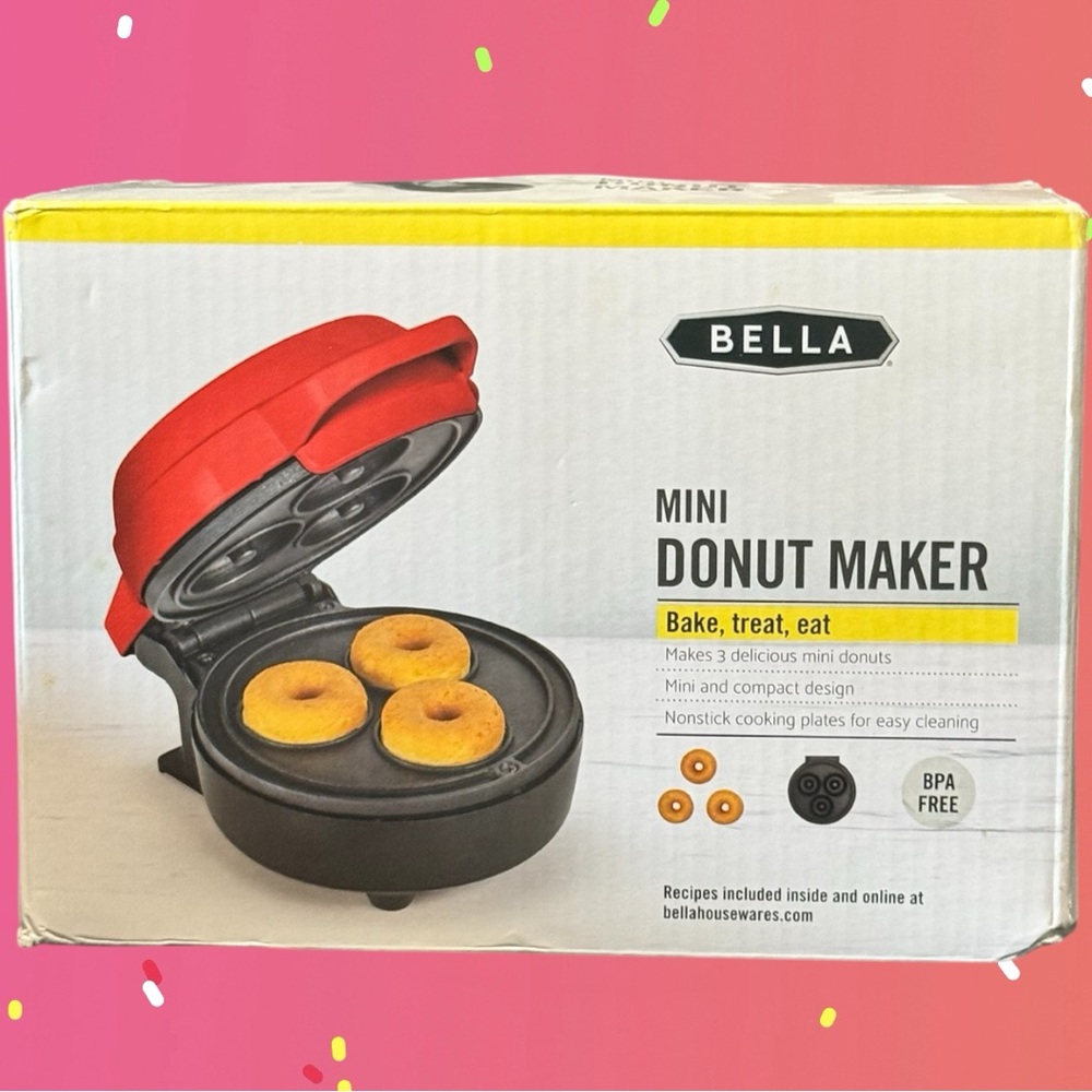 Bella Red Mini Donut Maker